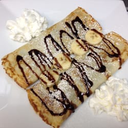 Banana chocolate crepes!!