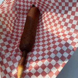 All beef corn dog
