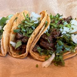 Taqueria Don Jose - Steak tacos as-received from the kitchen.