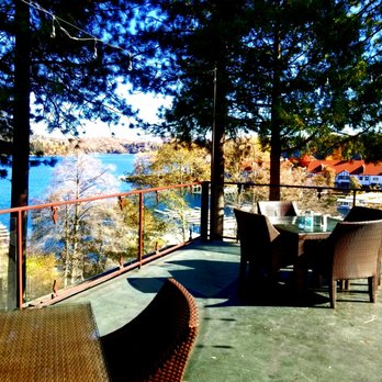Bin 189 - Outdoor seating with an amazing view of the lake - New American Near Me - Lake Arrowhead, California Bin 189 - Outdoor seating with an amazing view of the lake - New American Near Me - Lake Arrowhead, California