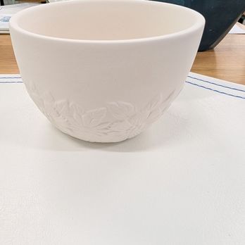 Color Me Mine - My flower bowl I selected, a bit ambitious for the time I had - Paint-Your-Own Pottery Near Me - Edina, Minnesota Color Me Mine - My flower bowl I selected, a bit ambitious for the time I had - Paint-Your-Own Pottery Near Me - Edina, Minnesota