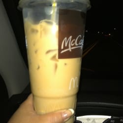 Large iced sugar free vanilla coffee.