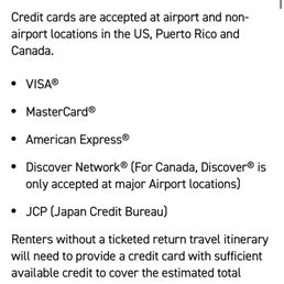 Enterprise's online method of payment policy. Enterprise's online method of payment policy.