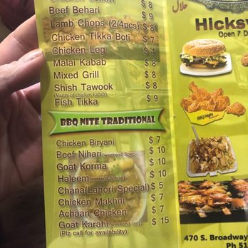 BBQ Nite - Menu - Barbeque Near Me - Hicksville, New York