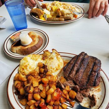 The Blue Skillet - Our meals. Grubby has the 1 2 3 Biscuit special and you see mine! - Breakfast & Brunch Near Me - Las Vegas, Nevada The Blue Skillet - Our meals. Grubby has the 1 2 3 Biscuit special and you see mine! - Breakfast & Brunch Near Me - Las Vegas, Nevada