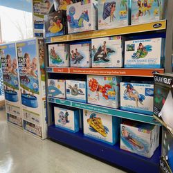 Part of our pool float selection at our Berkley store