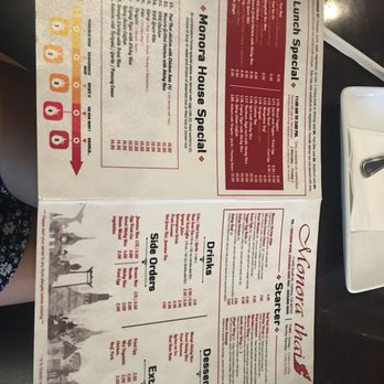 Monora Thai - Cerritos - Menu (back) - Thai Near Me - Cerritos, California Monora Thai - Cerritos - Menu (back) - Thai Near Me - Cerritos, California