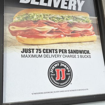 Jimmy John's - a sign for a fast food delivery - Sandwiches Near Me - Atlanta, Georgia Jimmy John's - a sign for a fast food delivery - Sandwiches Near Me - Atlanta, Georgia