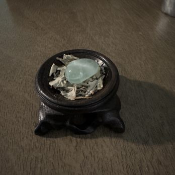 Spiritual Uplifts - Fluorite resting in sage dust - Supernatural Readings Near Me - Orange Park, Florida Spiritual Uplifts - Fluorite resting in sage dust - Supernatural Readings Near Me - Orange Park, Florida