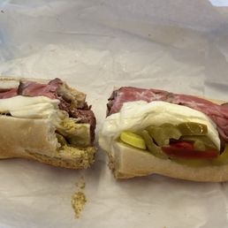 Roast Beef and Mutz Hero