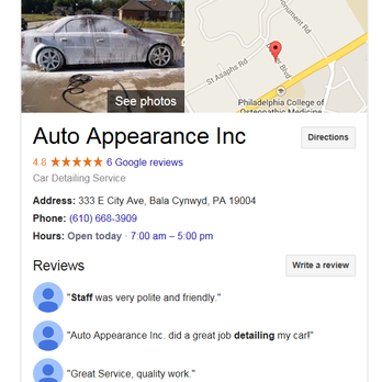 Auto Appearance - Superior Detail Center - Auto Detailing Near Me - Bala Cynwyd, Pennsylvania Auto Appearance - Superior Detail Center - Auto Detailing Near Me - Bala Cynwyd, Pennsylvania