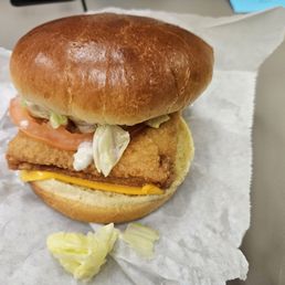 Crispy Fish Fillet Sandwich