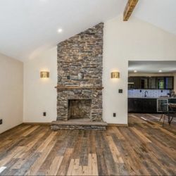Valley Roofing - After Photo
Interior remodel with new custom stone fireplace