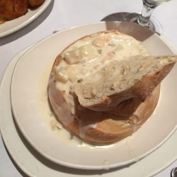 Atlantic Fish - clam chowder bread bowl - Seafood Near Me - Boston, Massachusetts Atlantic Fish - clam chowder bread bowl - Seafood Near Me - Boston, Massachusetts