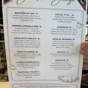 Bottega Italia - Breakfast menu - Coffee & Tea Near Me - Temecula, California