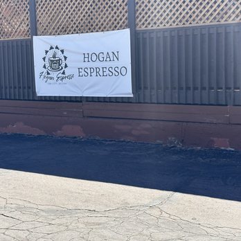 Hogan Espresso and More - Signage - Coffee & Tea Near Me - Tuba City, Arizona Hogan Espresso and More - Signage - Coffee & Tea Near Me - Tuba City, Arizona