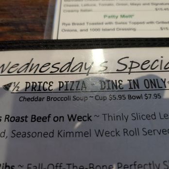 Johnny Mac's Restaurant & Bar - I just happen to be there on a Wednesday, and did not know about the half off Pizza day. - Pizza Near Me - Henderson, Nevada