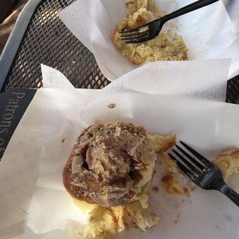 St Augustine Coffee House - Cinnamon bun and lemon scone - Coffee & Tea Near Me - St. Augustine, Florida