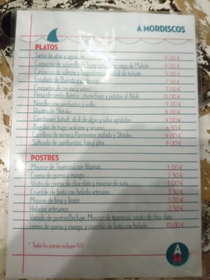 Menu photo 2 A Mordiscos Vigo, PO Menu photo 2 A Mordiscos Vigo, PO