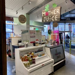 Mother Juice - Their cute little kiosk inside of the Boston Public Market!