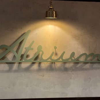Atrium - Signage outside the restaurant - New American Near Me - Atlanta, Georgia