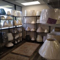 J F Lighting And Design - Lamp Shade Room
