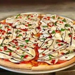 Cold margarita pizza