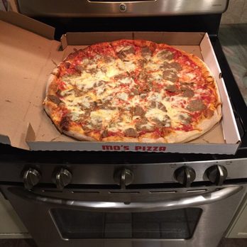 Mo's Pizza - Compare the size of this large to the size of my stove! $25 totally with it - Pizza Near Me - Westwego, Louisiana Mo's Pizza - Compare the size of this large to the size of my stove! $25 totally with it - Pizza Near Me - Westwego, Louisiana