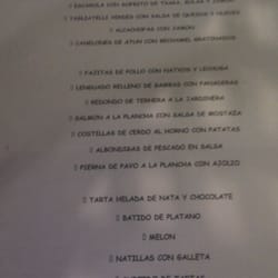 Internacional - Menú del día