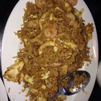 Tang's Pacific Bistro - Couldn't help but eat some before the picture. House fried rice like every dish I've seen is a family sized portion. - Chinese Near Me - Fort Worth, Texas Tang's Pacific Bistro - Couldn't help but eat some before the picture. House fried rice like every dish I've seen is a family sized portion. - Chinese Near Me - Fort Worth, Texas