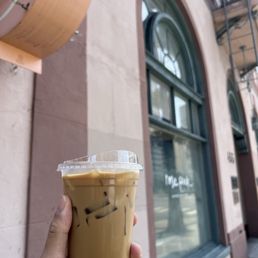 Iced Miso Caramel Latte w/ Oat Milk Iced Miso Caramel Latte w/ Oat Milk