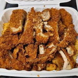 Palisades Drive Inn - Mini chicken katsu all fries... (yup this is a mini)