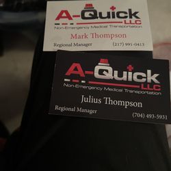 A Quick Non Emergency Medical Transportation - Business cards