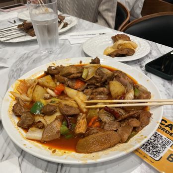 Dolan's Uyghur Cuisine - Big Plate Chicken - Turkish Near Me - Rowland Heights, California