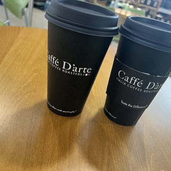 Caffé D'arte - Vanilla Latte with soy milk and drip coffee - Coffee Roasteries Near Me - Seattle, Washington