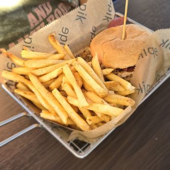 Epik Burger - Chicken burger with turkey bacon and fries. - Burgers Near Me - Saint Johns, Florida