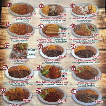 Taqueria de Jalisco - Menu 2 - Mexican Near Me - Houston, Texas Taqueria de Jalisco - Menu 2 - Mexican Near Me - Houston, Texas