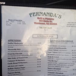 Fernandas Grill And Pizzaria