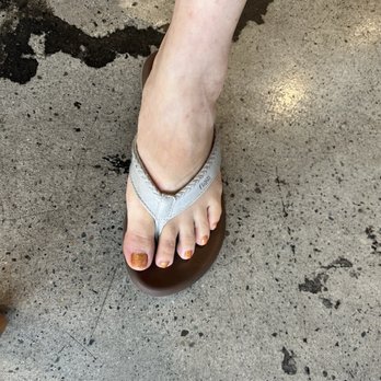 Polished Nail Bar - Orange glitter toesies for Sep - Nail Salons Near Me - Elk Grove, California Polished Nail Bar - Orange glitter toesies for Sep - Nail Salons Near Me - Elk Grove, California