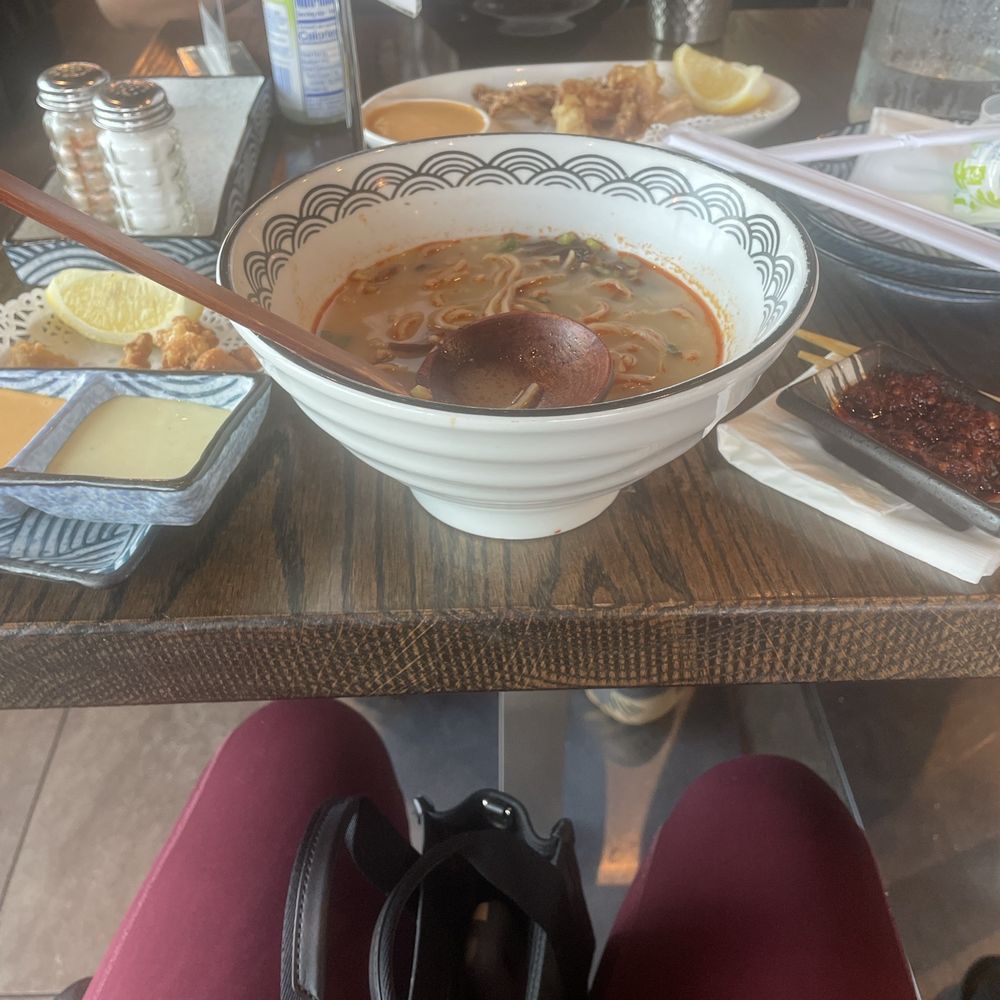 I got Karaage Ramen with chilli oil