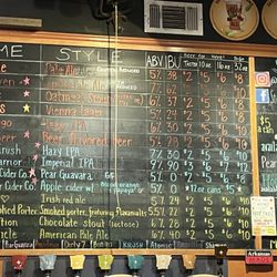 Stone's Throw Brewing - Beer menu for tonight