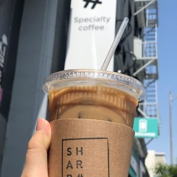 Sharp Specialty Coffee - iced lavendar latte with soy - Coffee & Tea Near Me - Los Angeles, California Sharp Specialty Coffee - iced lavendar latte with soy - Coffee & Tea Near Me - Los Angeles, California