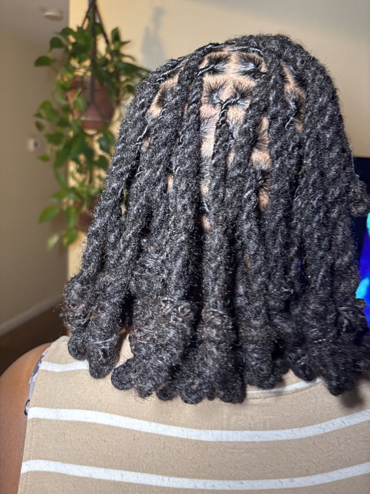 Knot Just Locs Logo
