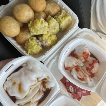 The Dim Sum - Footballs, shumai, har gow, shrimp steam rice roll. Tip: call it in beforehand to avoid long lines. - Dim Sum Near Me - Westminster, California The Dim Sum - Footballs, shumai, har gow, shrimp steam rice roll. Tip: call it in beforehand to avoid long lines. - Dim Sum Near Me - Westminster, California