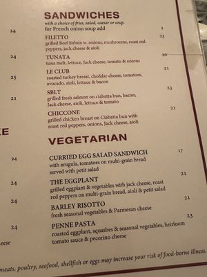 Menu photo 7 Nonni's Bistro Pleasanton, CA