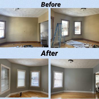 SL General Contractors - Before and After. Living room paint. - General Contractors Near Me SL General Contractors - Before and After. Living room paint. - General Contractors Near Me