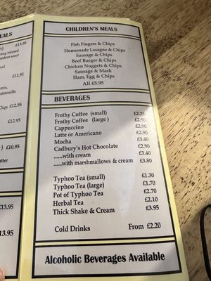 Menu photo 2 Priory Restaurant Cardigan, CGN