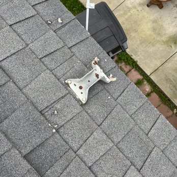 Milan Roofing - Remove antenna from shingles - Roofing Near Me Milan Roofing - Remove antenna from shingles - Roofing Near Me