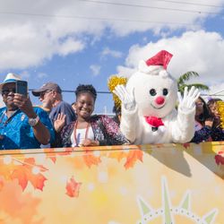 Shine Global - Redesigned the City of North Miami Beach Nomi Snowman. A signature Logo for the city which was used for the Thanksgiving parade.