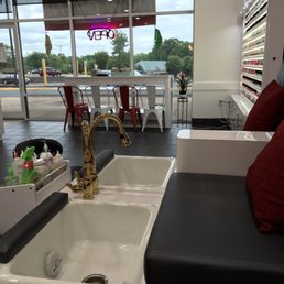 The pedicure chairs. Not your average chair but I like it!